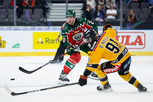 Frölundas Christian Folin och Luleås Brian O'Neill