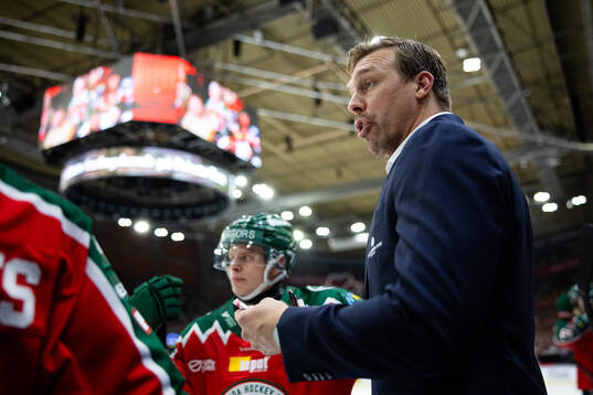 Frölundas assisterande tränare Martin Sandgren