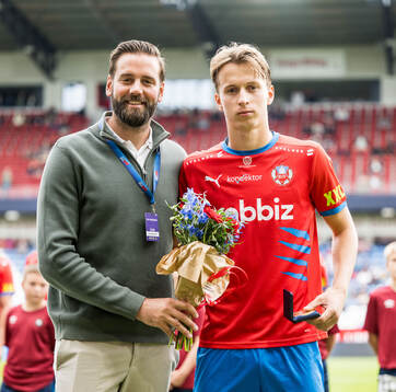 Helsingborg sportsligt ansvarig Mikael Dahlberg och Lukas