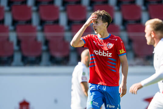 Helsingborgs Lukas Kjellnäs deppar