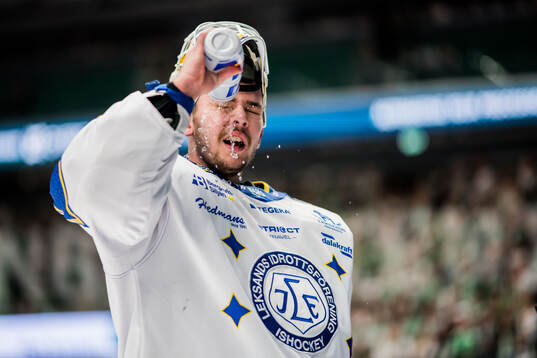 Leksands målvakt Marcus Gidlöf
