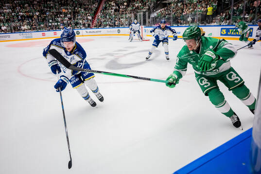 Leksands Dennis Altörn och Rögles Anton Bengtsson