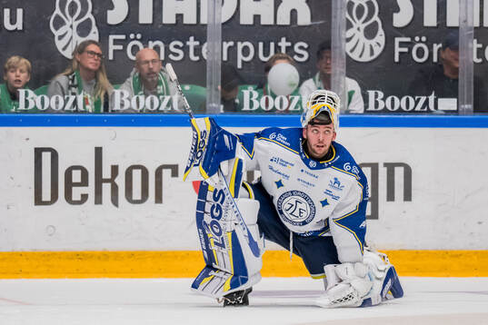 Leksands målvakt Marcus Gidlöf