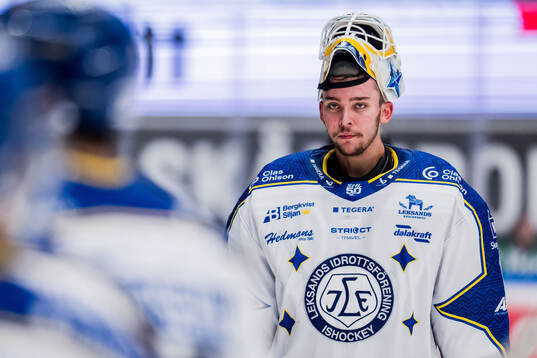 Leksands målvakt Marcus Gidlöf