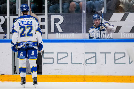 Leksands Lukas Vejdemo och Andro Kaderli