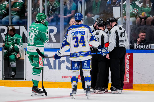 Rögles Dennis Everberg och Leksands Peter Cehlarik