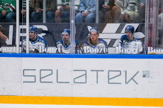 Leksands Jon Knuts, Gabriel Fortier, Anton Johansson och