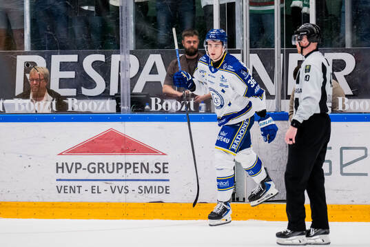 Leksands Stefan Milosevic lämnar isen