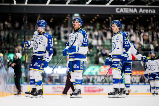 Leksands Gabriel Fortier, Jon Knuts och Lukas Vejdemo deppar