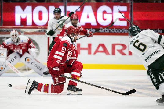 Timrås Magnus Pääjärvi och Färjestads Christoffer