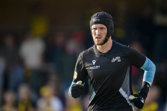 Mjällbys målvakt Noel Törnqvist