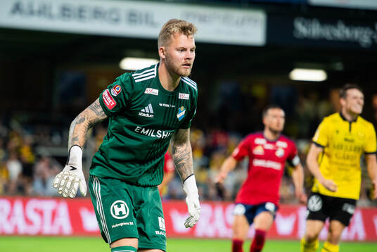 Östers IFs målvakt Robin Wallinder