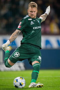Östers IFs målvakt Robin Wallinder
