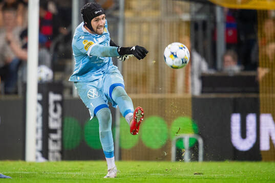 Mjällby AIFs målvakt Noel Törnqvist