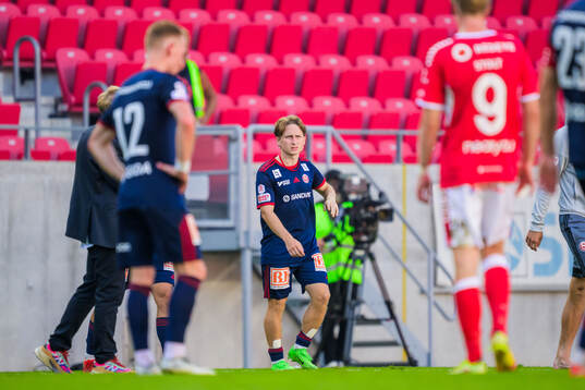 Sandvikens IFs Victor Backman deppar