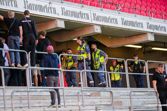 Oroligt på kalmarläktaren