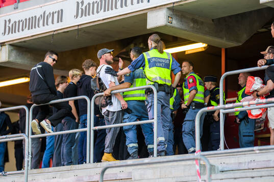 Oroligt på kalmarläktaren