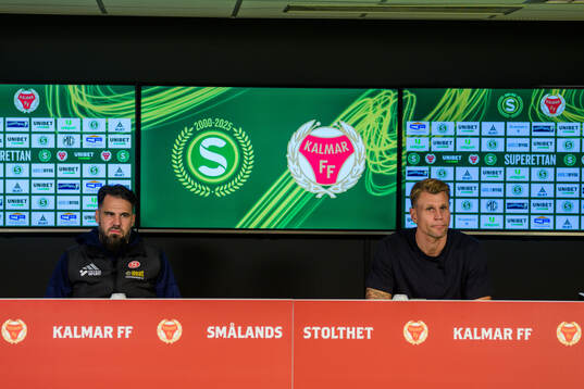 Sandvikens IFs huvudtränare Eldar Abdulic och Kalmars