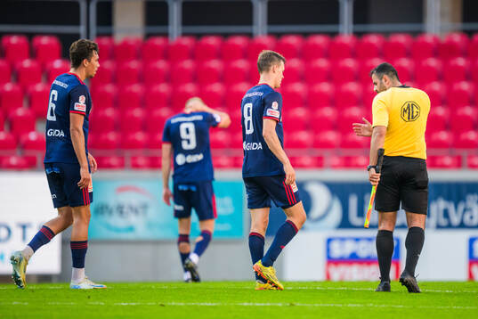 Sandvikens IFs Liam Vabö, William Thellsson och Daniel