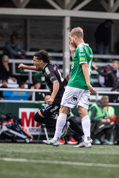 Örebros Hasan Dana jublar och Brages Malte Persson deppar