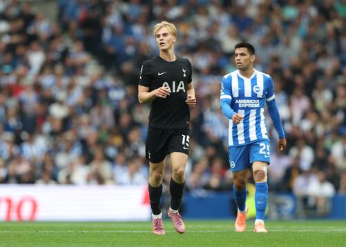 Lucas Bergvall of Tottenham