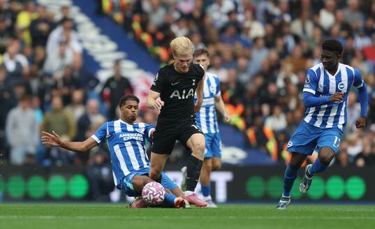 Lucas Bergvall of Tottenham
