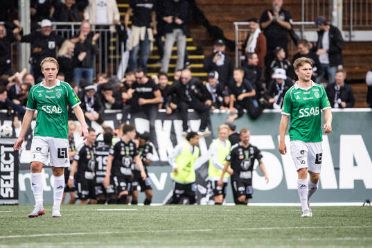 Brages Teodor Wålemark och Gustav Berggren deppar