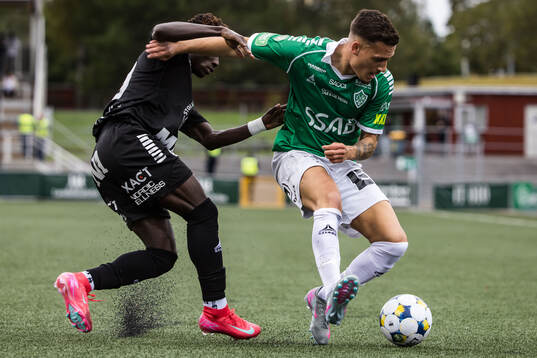 Örebros Blessing Asumang Dankwah och Brages Noah Åstrand