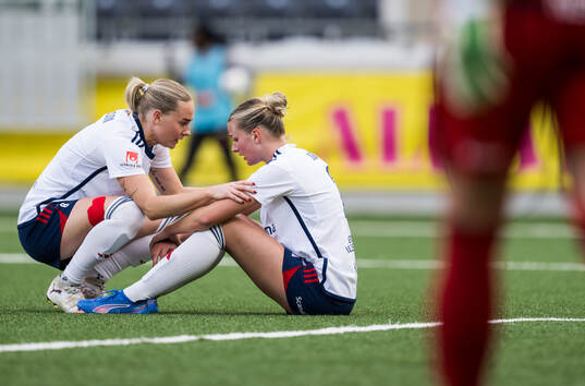 Rosengårds Emma Jansson och Thea Sørbo