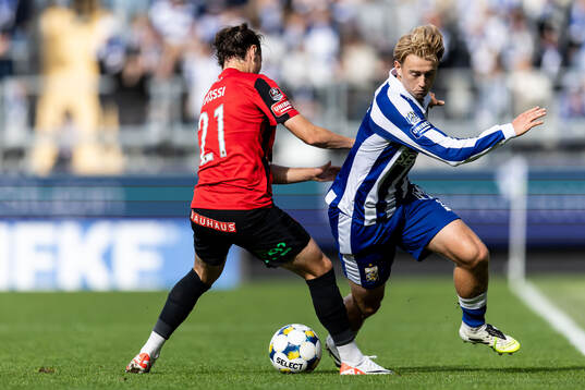 Brommapojkarnas Alex Timossi Andersson och IFK Göteborgs
