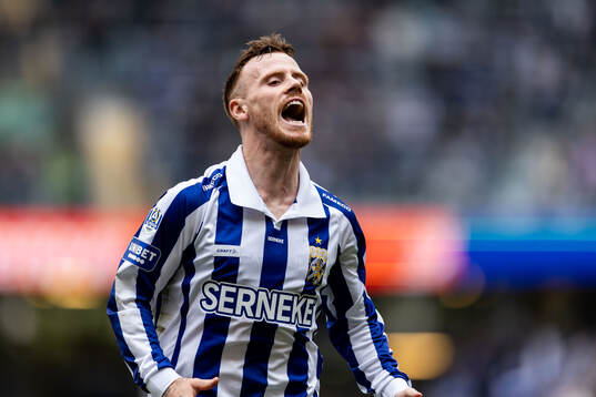 IFK Göteborgs Tobias Heintz reagerar