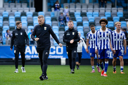 IFK Göteborgs tränare Stefan Billborn deppar