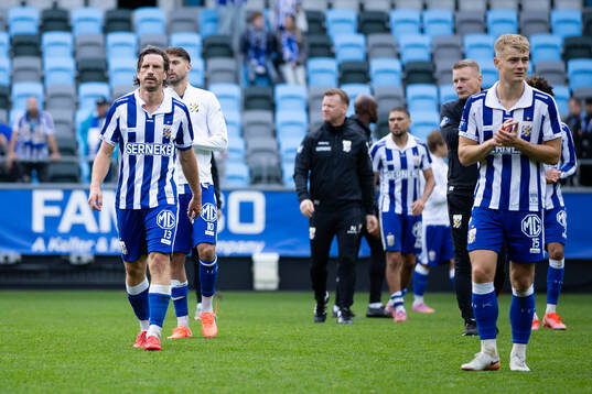 IFK Göteborgs Gustav Svensson och David Kruse deppar