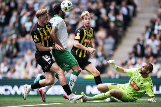Hammarbys Montader Madjed och Häckens Olle Samuelsson och