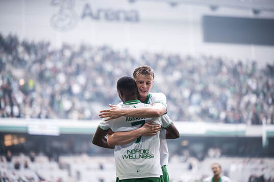 Hammarbys Paulos Abraham jublar