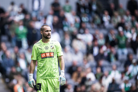 Häckens målvakt Oscar Jansson