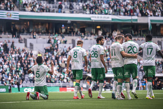 Hammarbys Tesfaldet Tekie jublar