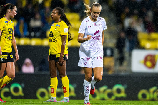 Lauren Alison Davidson of Brann celebrates