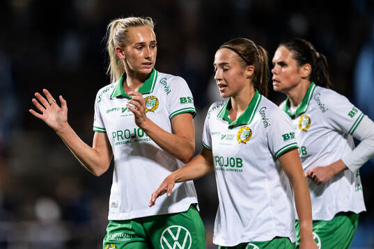 Hammarbys Ellen Wangerheim och Vilma Emilia Koivisto