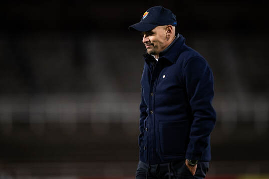 Djurgårdens tränare Marcelo Fernandez deppar