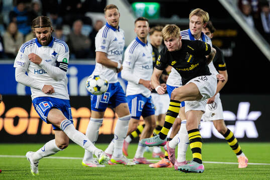 IFK Norrköpings Christoffer Nyman och AIKs Erik Hovden