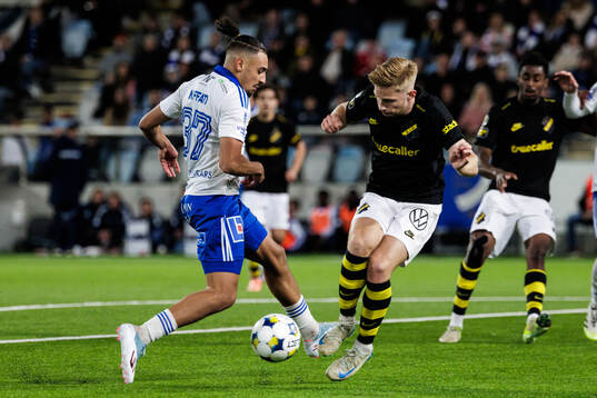 IFK Norrköpings Moutaz Neffati och AIKs Eskil Edh