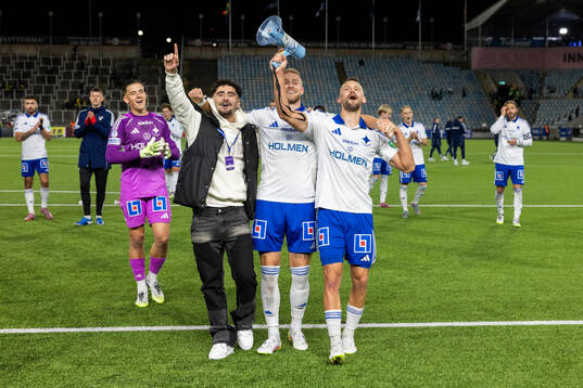 IFK Norrköpings Ismet Lushaku, Kevin Höög Jansson och