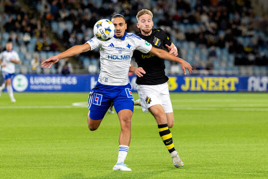 IFK Norrköpings Moutaz Neffati och AIKs Eskil Edh
