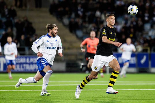IFK Norrköpings Christoffer Nyman och AIKs Filip Benkovic