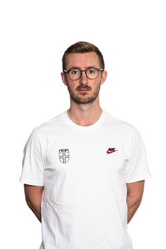 Niklas Juliussen, physio, of the Norwegian under-20