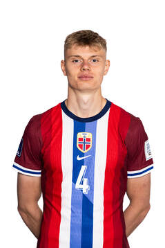Rasmus Holten of the Norwegian under-20 national football