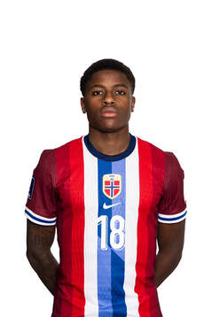 Tobias Moi of the Norwegian under-20 national football team