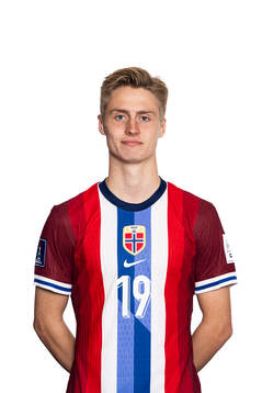 Lars Remmem of the Norwegian under-20 national football