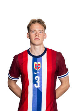 Vetle Auklend of the Norwegian under-20 national football